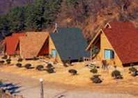 아늑하고 포근한 통나무집 방갈로